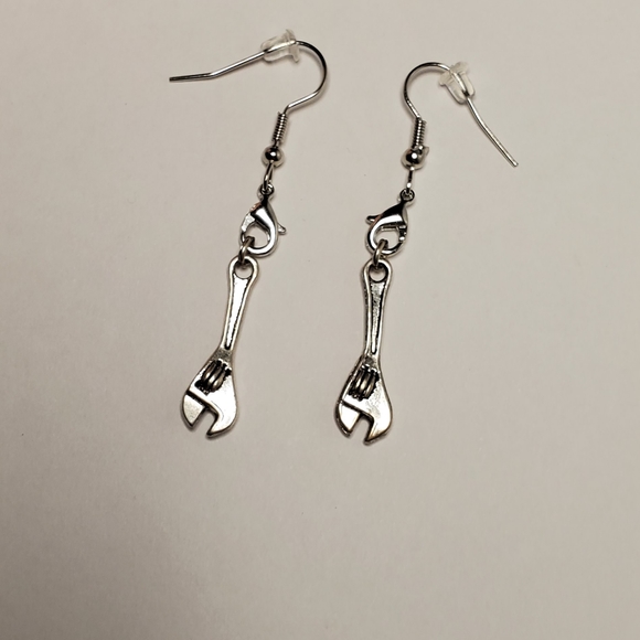 Exclusive Custom Crescent Wrench Earring's - Picture 2 of 3
